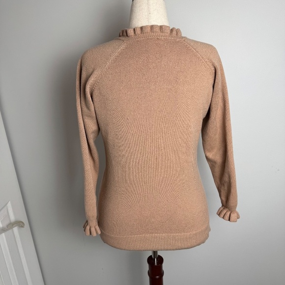 Ruffle Sweater with Buttons - Picture 4 of 8